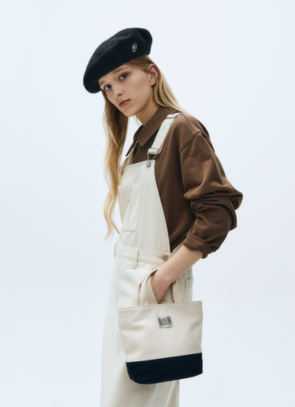 韓國 Marithe Francois Girbaud LASSIC LOGO CANVAS TOTE BAG 【MF304】