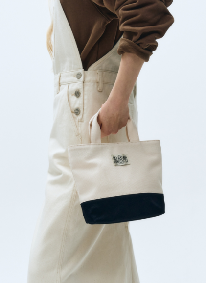 韓國 Marithe Francois Girbaud LASSIC LOGO CANVAS TOTE BAG 【MF304】