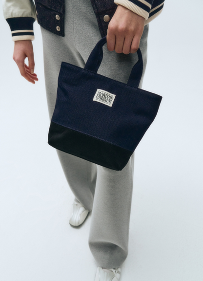 韓國 Marithe Francois Girbaud LASSIC LOGO CANVAS TOTE BAG 【MF304】
