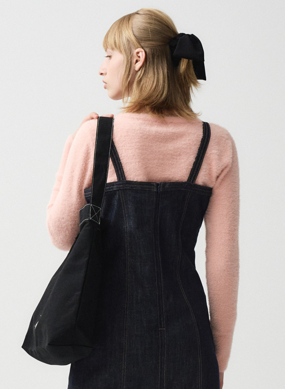 韓國 Marithe Francois Girbaud CLASSIC LOGO BUCKET BAG 【MF019】