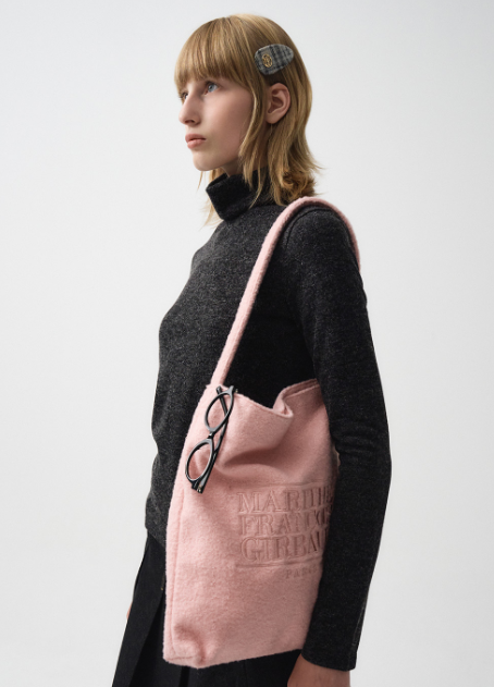 韓國 Marithe Francois Girbaud CLASSIC LOGO BOUCLE SHOULDER BAG【MF039】