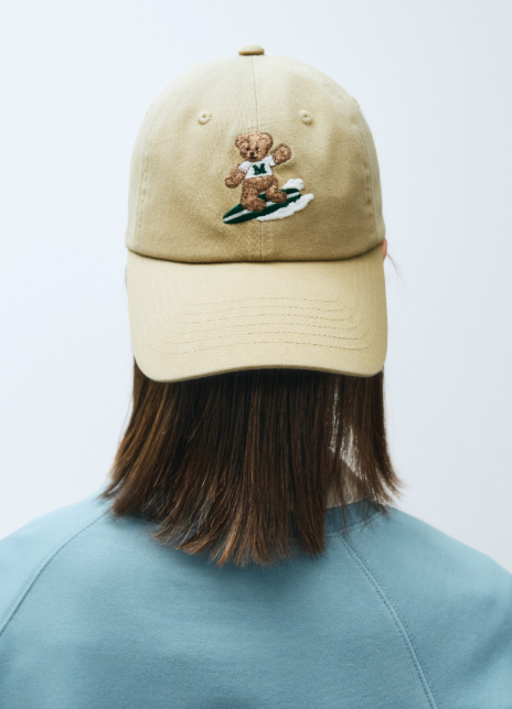 韓國 Marithe Francois Girbaud SURFING DOODLE BEAR CAP【MF426】