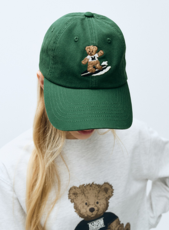 韓國 Marithe Francois Girbaud SURFING DOODLE BEAR CAP【MF426】