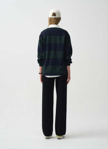 韓國 Marithe Francois Girbaud STRIPE RUGBY T-SHIRT【MF440】