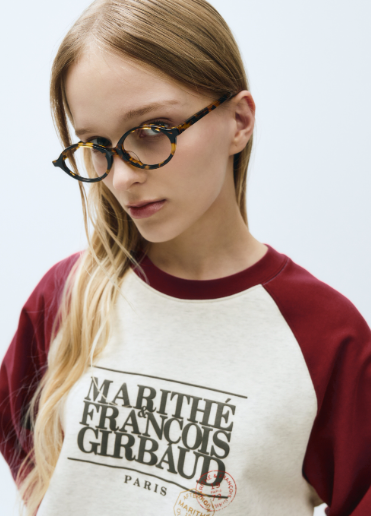 韓國 Marithe Francois Girbaud CLASSIC LOGO COLOR BLOCK RAGLAN SWEATSHIRT 【MF298】