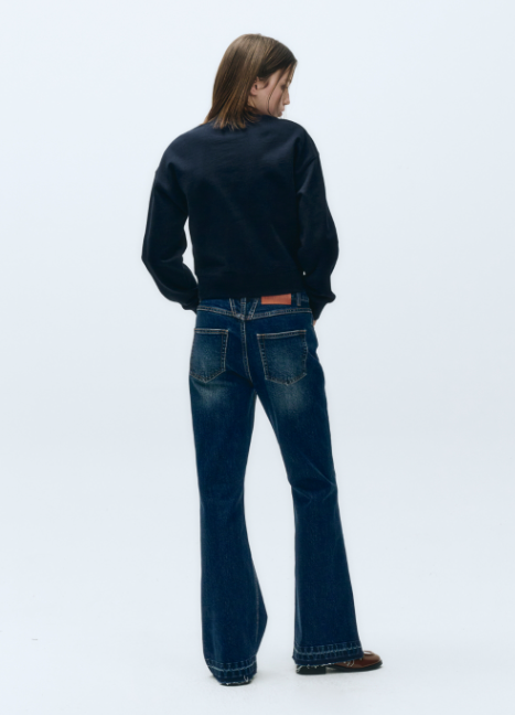 韓國 Marithe Francois Girbaud W CLASSIC LOGO CROP SWEATSHIRT【MF323】