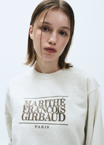 韓國 Marithe Francois Girbaud CLASSIC LOGO SWEATER【MF136】