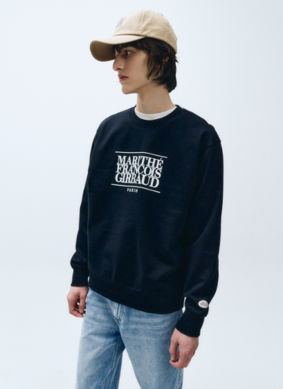 韓國 Marithe Francois Girbaud CLASSIC LOGO SWEATER【MF136】