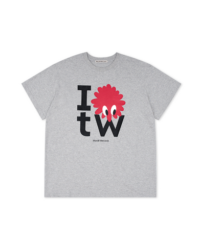 韓國 Mardi Mercredi UNISEX I LOVE TW TSHIRT【MM127】