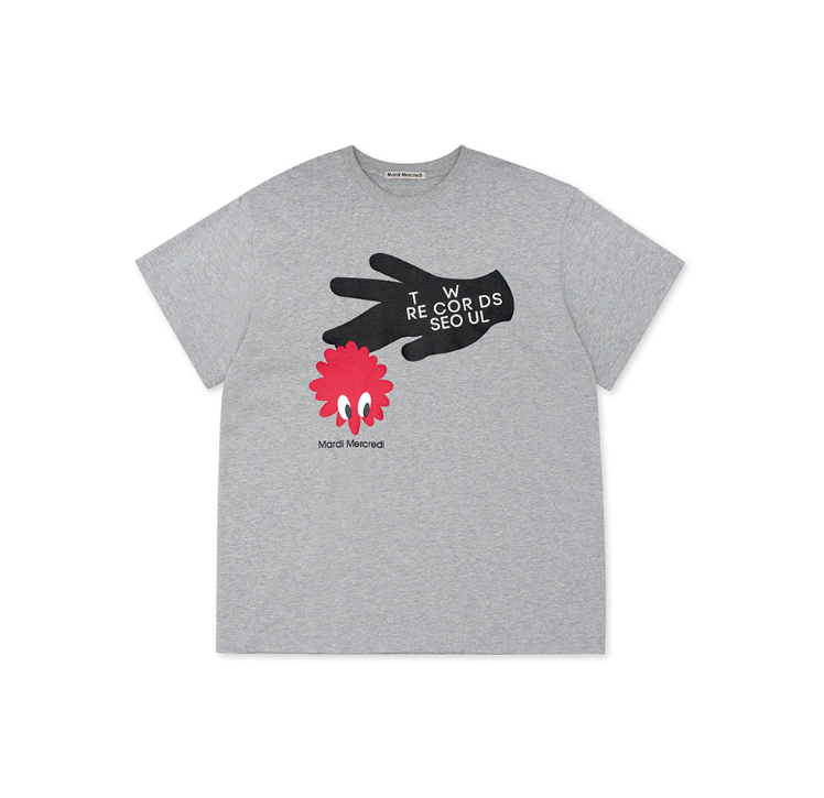 韓國 Mardi Mercredi UNISEX TURNTABLE LOGO TSHIRT【MM128】