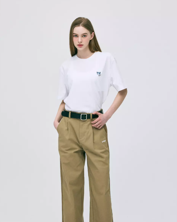 韓國 Nerdy SLEEPING CAT WAPPEN S/S T-SHIRT【NY222】