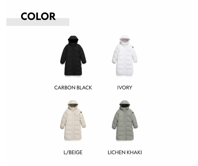 【現貨】韓國 National Geographic 女裝CAYMAN長羽絨外套 (鵝絨)【NG314】