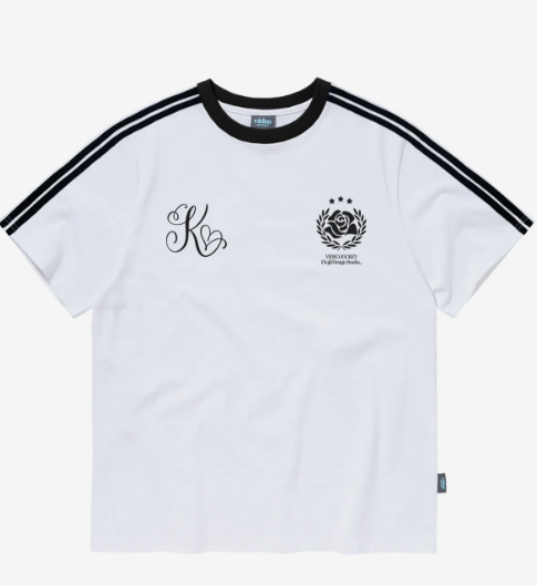韓國 Video Jockey Rose Day Sports T-Shirt【VJ073】