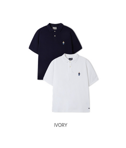 韓國 Who.A.U (2PACK)Steve PQ Collar T-shirt【WA175】