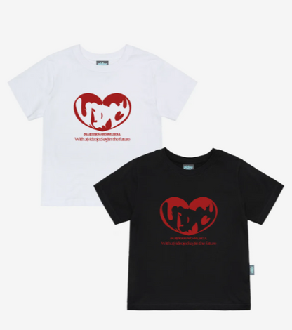 韓國 Video Jockey Burning Heart T-Shirt【VJ066】