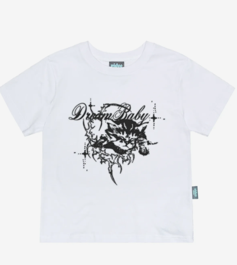 韓國 Video Jockey Dreaming Cat T-Shirt【VJ064】