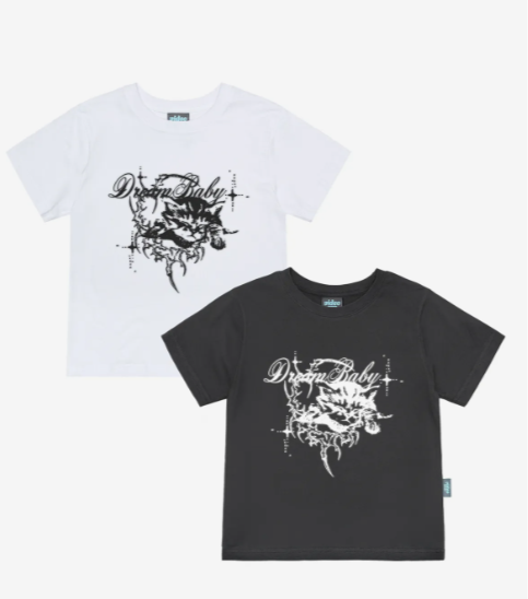 韓國 Video Jockey Dreaming Cat T-Shirt【VJ064】