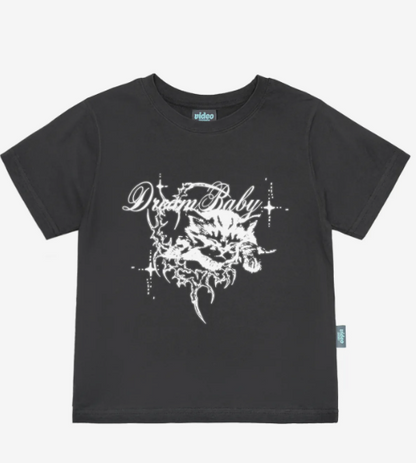 韓國 Video Jockey Dreaming Cat T-Shirt【VJ064】