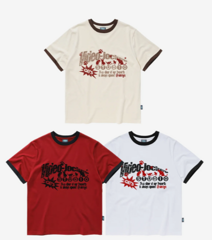 韓國 Video Jockey Cat Moida Ringer T-shirt【VJ056】