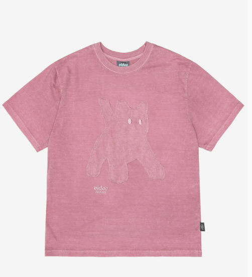 韓國 Video Jockey Pigment Kitty Kitty Bang Bang T-Shirt【VJ051】