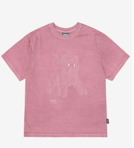 韓國 Video Jockey Pigment Kitty Kitty Bang Bang T-Shirt【VJ051】