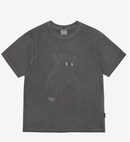 韓國 Video Jockey Pigment Kitty Kitty Bang Bang T-Shirt【VJ051】