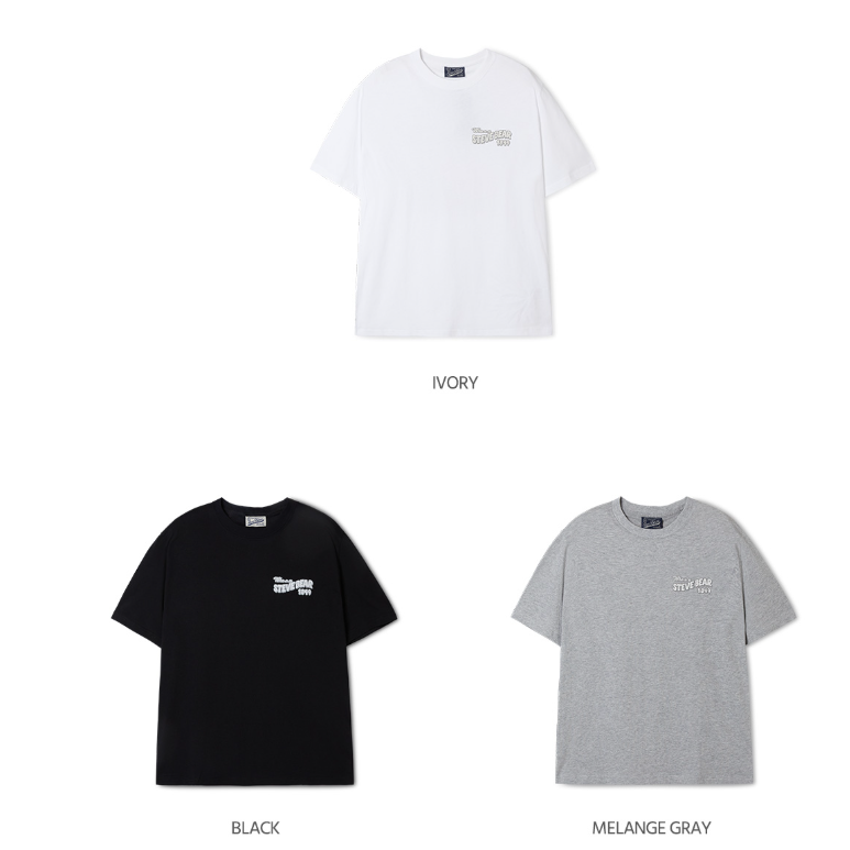 韓國 WhoAU Hand-Drawn Steve T-shirt【WA170】