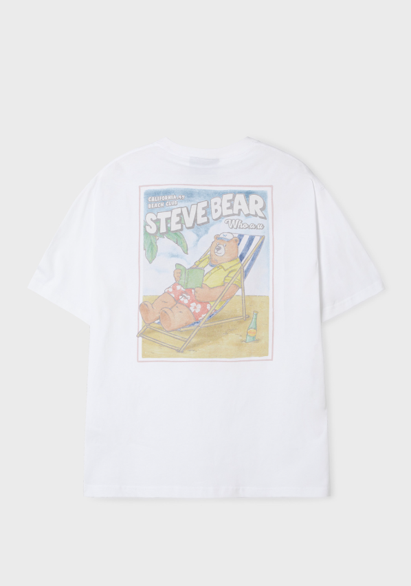 韓國 WhoAU Hand-Drawn Steve T-shirt【WA170】