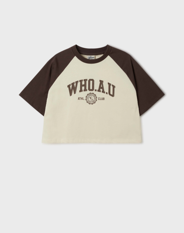 韓國 Who.A.U ATHL Crop T-shirt【WA139】