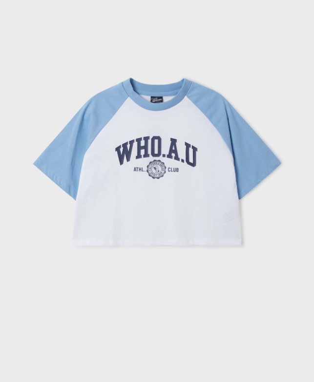 韓國 Who.A.U ATHL Crop T-shirt【WA139】