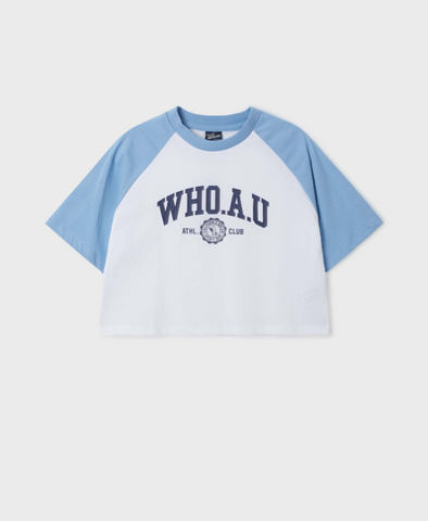 韓國 Who.A.U ATHL Crop T-shirt【WA139】