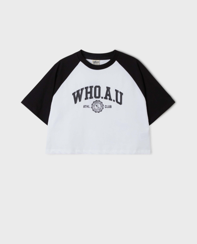 韓國 Who.A.U ATHL Crop T-shirt【WA139】