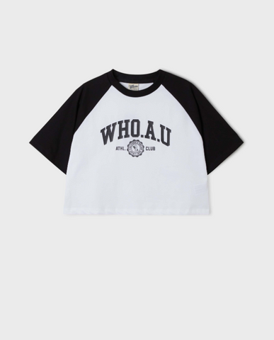 韓國 Who.A.U ATHL Crop T-shirt【WA139】