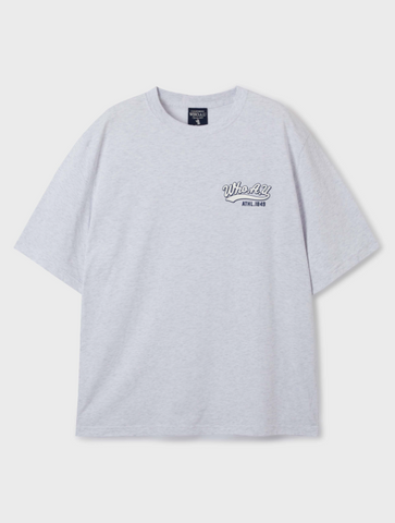 韓國 Who.A.U Steve Back Graphic T-shirt【WA127】