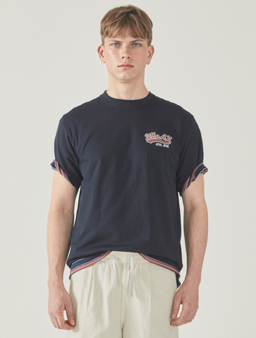 韓國 Who.A.U Steve Back Graphic T-shirt【WA127】