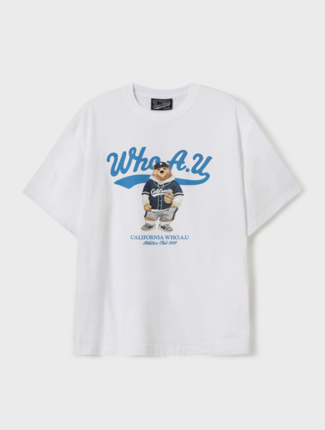韓國 Who.A.U Steve Photo T-Shirt【WA037】