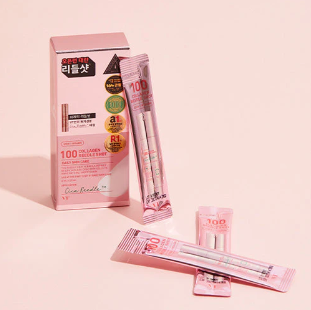 韓國 VT 粉色微針100小樣 10條【KX105】