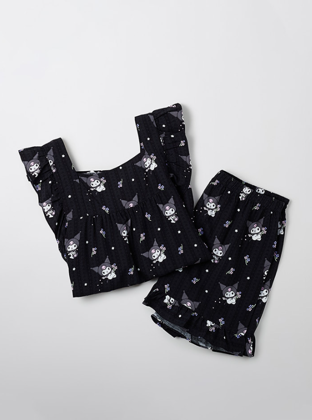 韓國 SPAO Sanrio Characters Frill Sleeveless Pajamas【SP126】