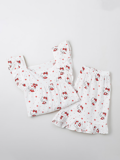 韓國 SPAO Sanrio Characters Frill Sleeveless Pajamas【SP126】