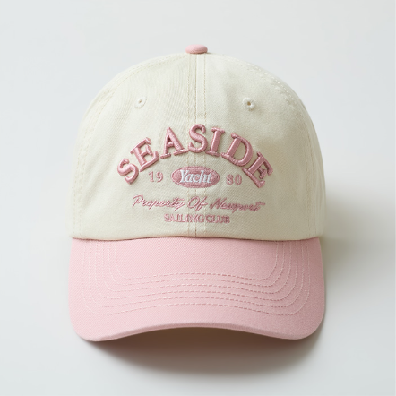 韓國 SPAO Color Block Embroidery Ball Cap【SP127】