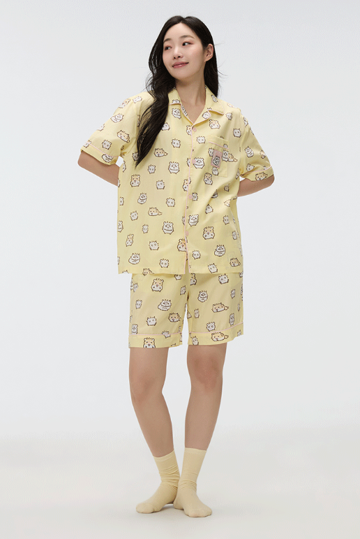 韓國 SPAO Kerham Short-Sleeved Pajamas【SP133】