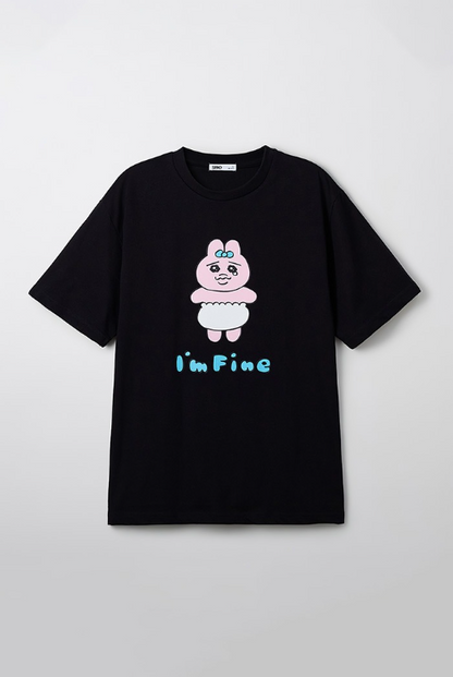 韓國 SPAO Panchu Rabbit Panchu Short Sleeve T-shirt【SP144】