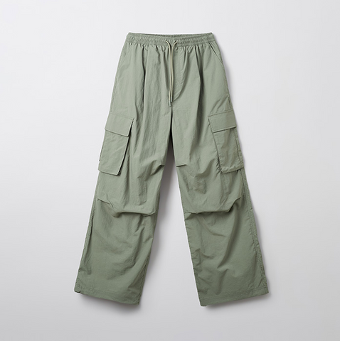 韓國 SPAO Women's 2-WAY Cargo Wide Pants【SP148】