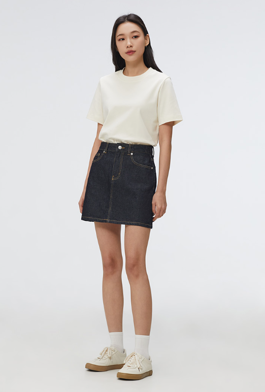 韓國 SPAO Denim Mini Skirt【SP111】