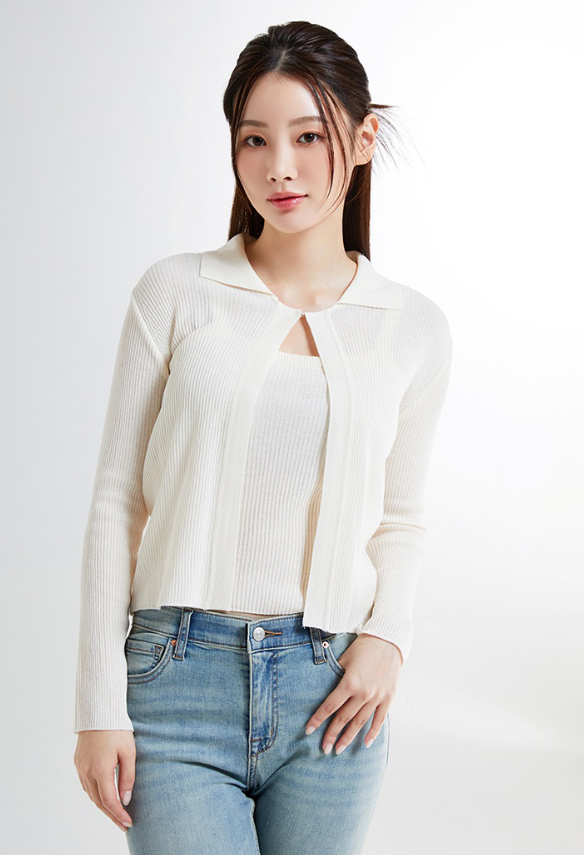 韓國 SPAO Color Nashi Cardigan Set【SP159】