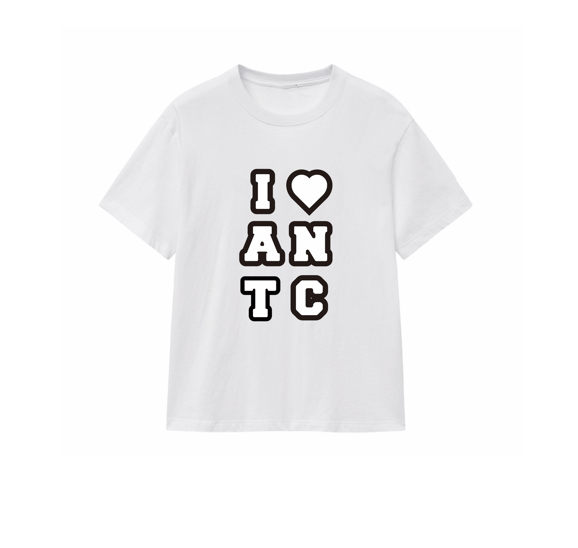 韓國 Anoetic I LOVE T-shirt【AT006】