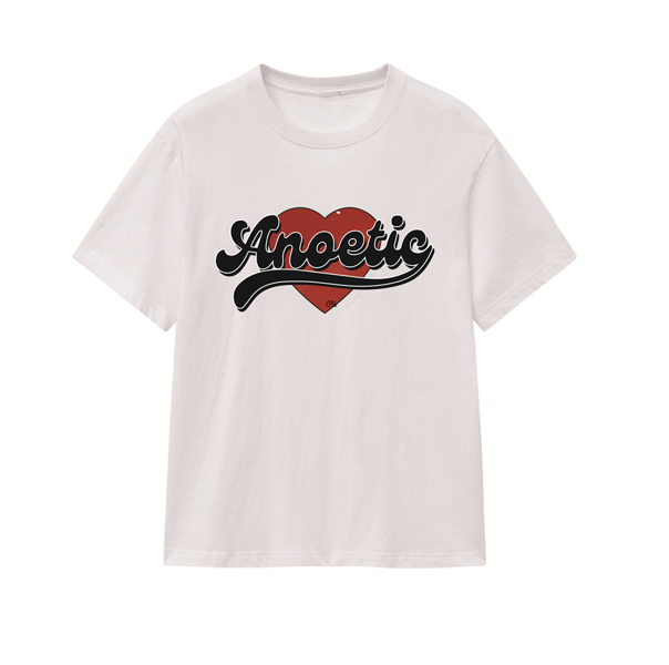 韓國 Anoetic Heart Graphic T-Shirt【AT010】