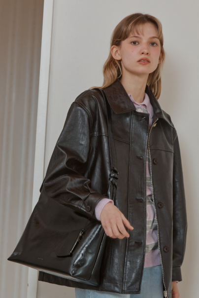 韓國 Anoetic CLASSIC HOBO BAG &amp; CARD WALLET SET【AT026】
