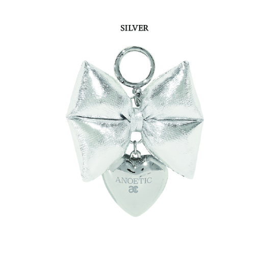 韓國 Anoetic VOLUME RIBBON HEART KEYRING【AT054】