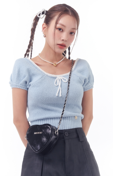 韓國 Anoetic HEART CHAIN MINI BAG【AT055】